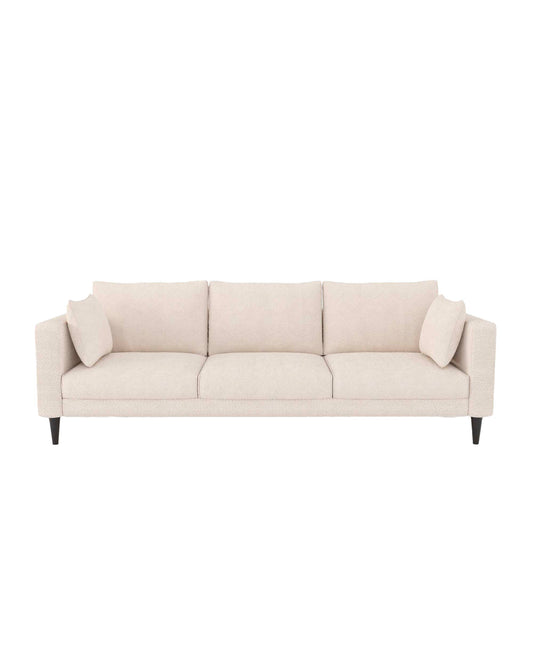 Canapé Noa - Blanc design Maison Sarah Lavoine Blanc Coton 230 cm 80 cm 1