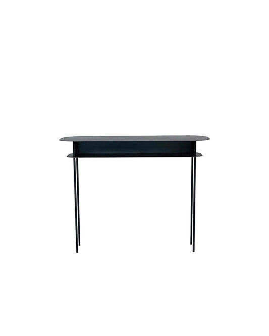 Console Tokyo - Noir design Maison Sarah Lavoine Noir Acier Ciré 110 cm 85 cm 1