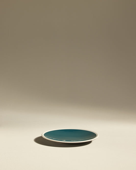 Assiette à dessert Sicilia - Bleu Sarah design moderne Maison Sarah Lavoine Bleu Sarah Céramique   1