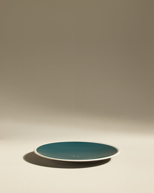 Assiette plate Sicilia - Bleu Sarah design moderne Maison Sarah Lavoine Bleu Sarah Céramique   1