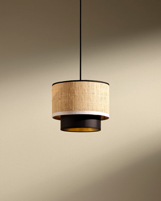 Suspension Eclipse - Noir design Maison Sarah Lavoine Noir Rabane  19 cm 1