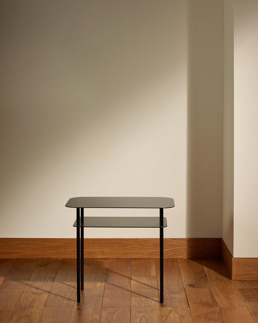 Table d'appoint Kara - Noir design Maison Sarah Lavoine Noir Acier 60 cm 55 cm 1
