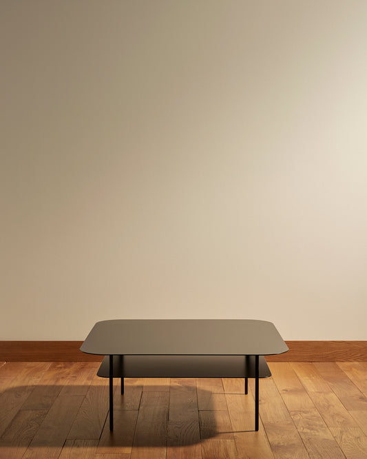 Table Basse Tokyo Carrée - Noir design Maison Sarah Lavoine Noir Acier Thermolaqué 100 cm 40 cm 1