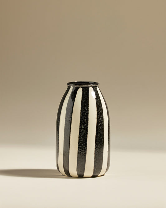 Vase décoratif Riviera - Noir design, céramique Maison Sarah Lavoine Noir Céramique  24 cm  1