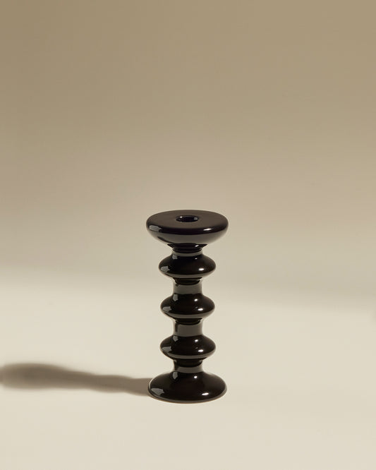 Bougeoir Slave - Noir design Maison Sarah Lavoine Noir Céramique  20 cm 1