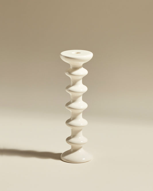 Bougeoir Slave - Jasmin design Maison Sarah Lavoine Jasmin Céramique  30 cm  1