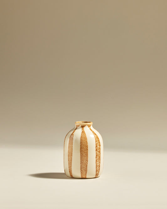 Pot décoratif Riviera - Ambre design, céramique Maison Sarah Lavoine Fauve Céramique  14 cm 1