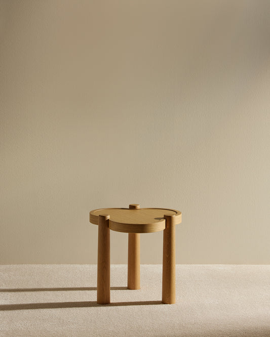 Table Gigogne Agape - Chêne design Maison Sarah Lavoine Chêne Chêne  40 cm 1