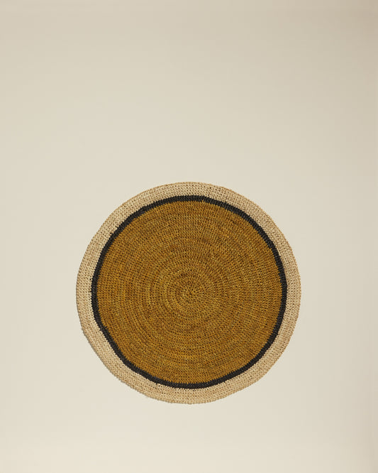 Set de table Globe - Safran / Naturel design Maison Sarah Lavoine Safran / Naturel Raphia   1