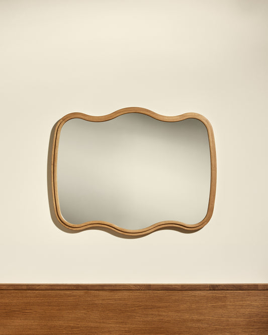 Miroir Noto 3 Vagues - Chêne design Maison Sarah Lavoine Chêne Chêne 70 cm 90 cm 1