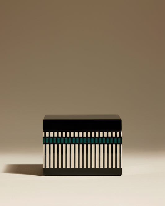 Boite à bijoux Esmée - Bleu Sarah design Maison Sarah Lavoine Bleu Sarah Bois laqué 17 cm 12 cm 1