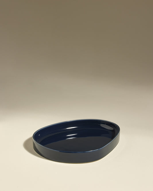 Vide poche Mars - Bleu Noir design Maison Sarah Lavoine Bleu Noir Céramique 28 cm 3,5 cm 1