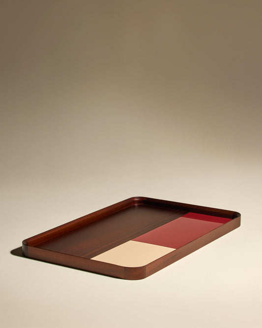 Plateau Sicilia - Carmin design Maison Sarah Lavoine Carmin Bois 60 cm  1