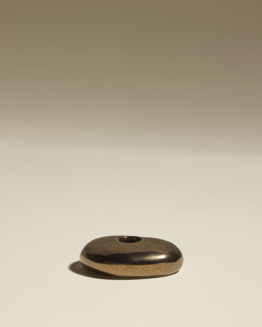 Bougeoir Stone - Mordoré design Maison Sarah Lavoine Mordoré Céramique 10 cm 3,5 cm  1