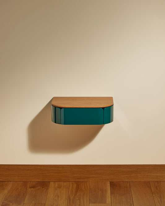 Console murale Equilibre - Bleu Sarah design Maison Sarah Lavoine Bleu Sarah Chêne  45 cm 13 cm 1