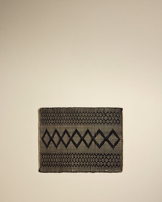 Set de table Iraca - Noir design Maison Sarah Lavoine Noir Palmier 39 cm 29 cm 1