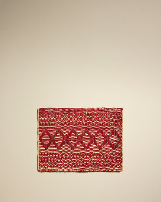 Set de table Iraca - Terracotta design Maison Sarah Lavoine Terracotta Palmier 39 cm 29 cm 1