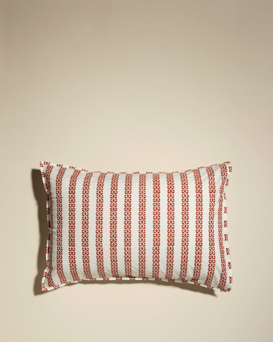 Lot de 2 taies d'oreillers Sierra - Terracotta haut de gamme Maison Sarah Lavoine Terracotta Coton  70 cm 50 cm 1