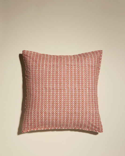 Lot de 2 taies d'oreillers Sierra - Terracotta haut de gamme Maison Sarah Lavoine Terracotta Coton  65 cm 65 cm 1