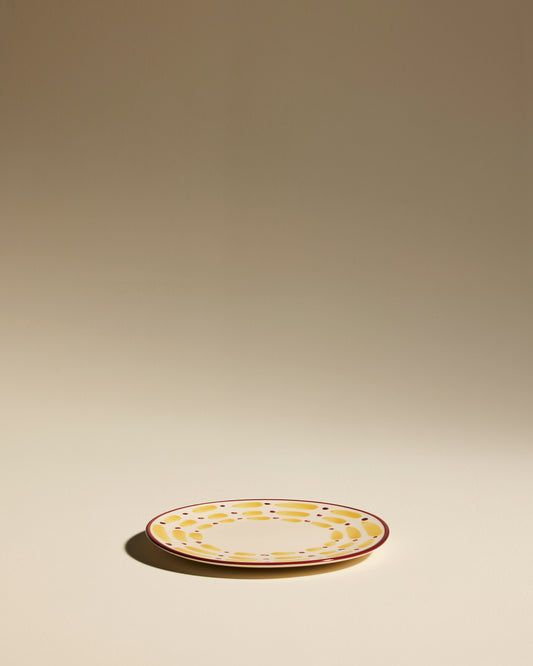 Assiette à dessert Aura - Carmin design Maison Sarah Lavoine Carmin Céramique    1