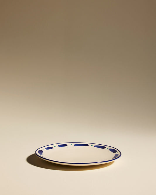 Assiette plate Aura - Outremer design Maison Sarah Lavoine Outremer Céramique    1