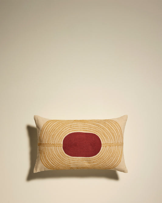Coussin Mirage - Ocre/Terracotta design Maison Sarah Lavoine Terracotta Coton  50 cm 30 cm 1