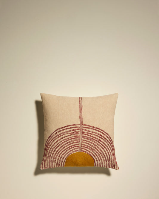 Coussin Mirage - Terracotta design Maison Sarah Lavoine Terracotta Coton  42 cm 42 cm 1