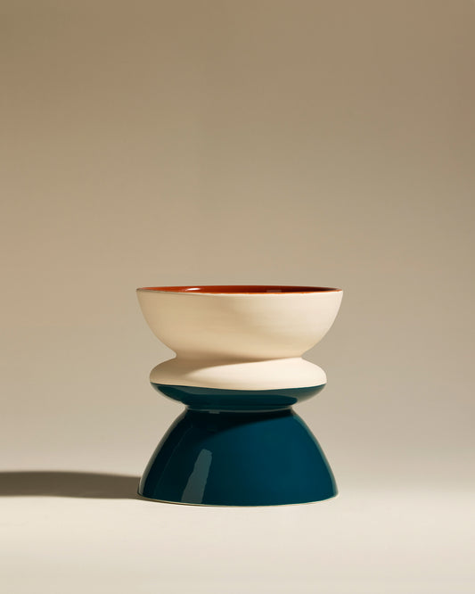 Bougie Tamtam - Bleu Sarah luxe Maison Sarah Lavoine Bleu Sarah Céramique   20 cm 1