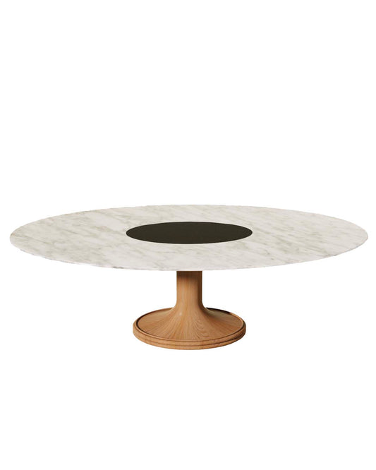 Table ronde Riviera Marbre Blanc design Maison Sarah Lavoine Blanc Marbre 135 cm 74 cm 1
