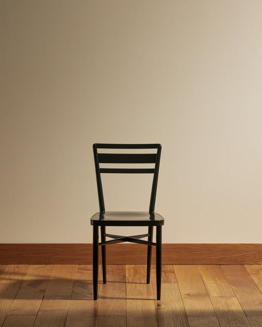 Chaise Astra - Noir design Maison Sarah Lavoine Noir Frêne 42 cm 85 cm 1