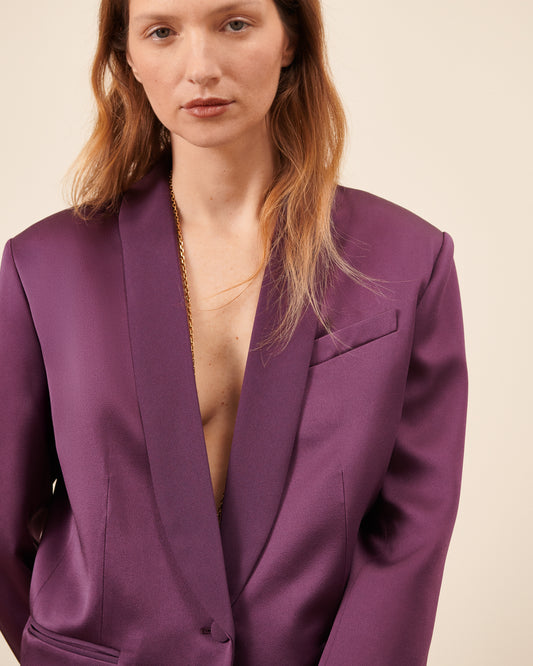 Veste de smoking Faubourg - Dahlia chic Maison Sarah Lavoine Dahlia Acetate    1