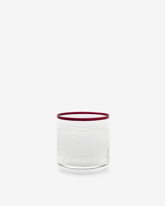 Coffret x2 Verres Old Fashioned - Aubergine design Maison Sarah Lavoine Aubergine Verre  8,8 cm 1