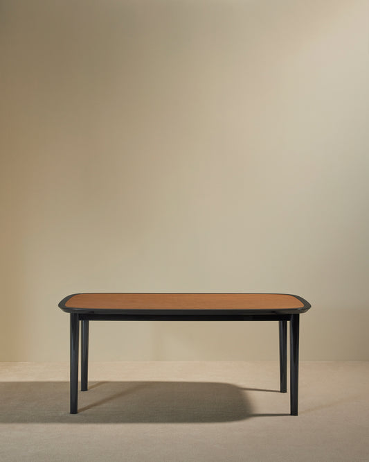 Table Equilibre - Noir design Maison Sarah Lavoine Noir Chêne  180 cm 75 cm 1
