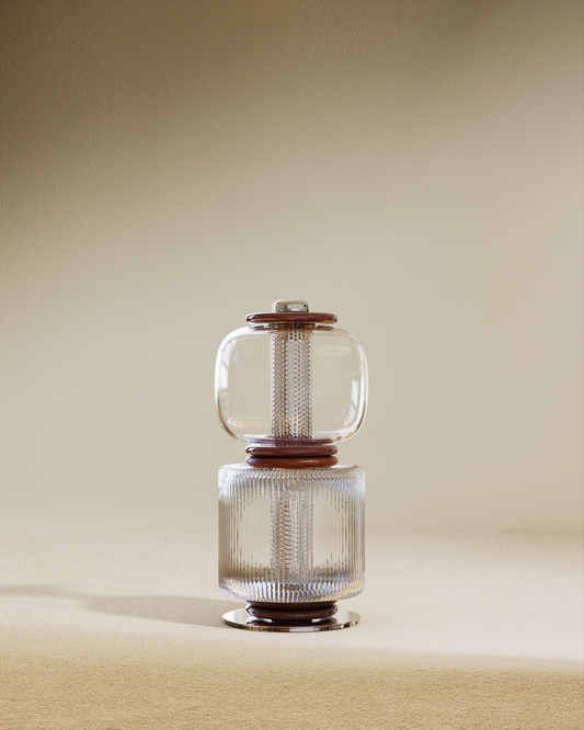 Lampadaire Loulou - Aubergine design Maison Sarah Lavoine Aubergine Verre   1